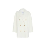 Max Mara Rebus Short 101801 Icon Coat in White | Coats | Coveti