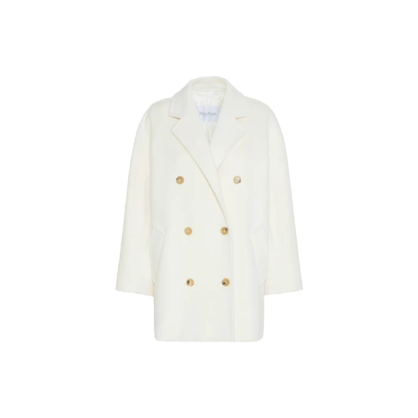 Rebus Short 101801 Icon Coat in White