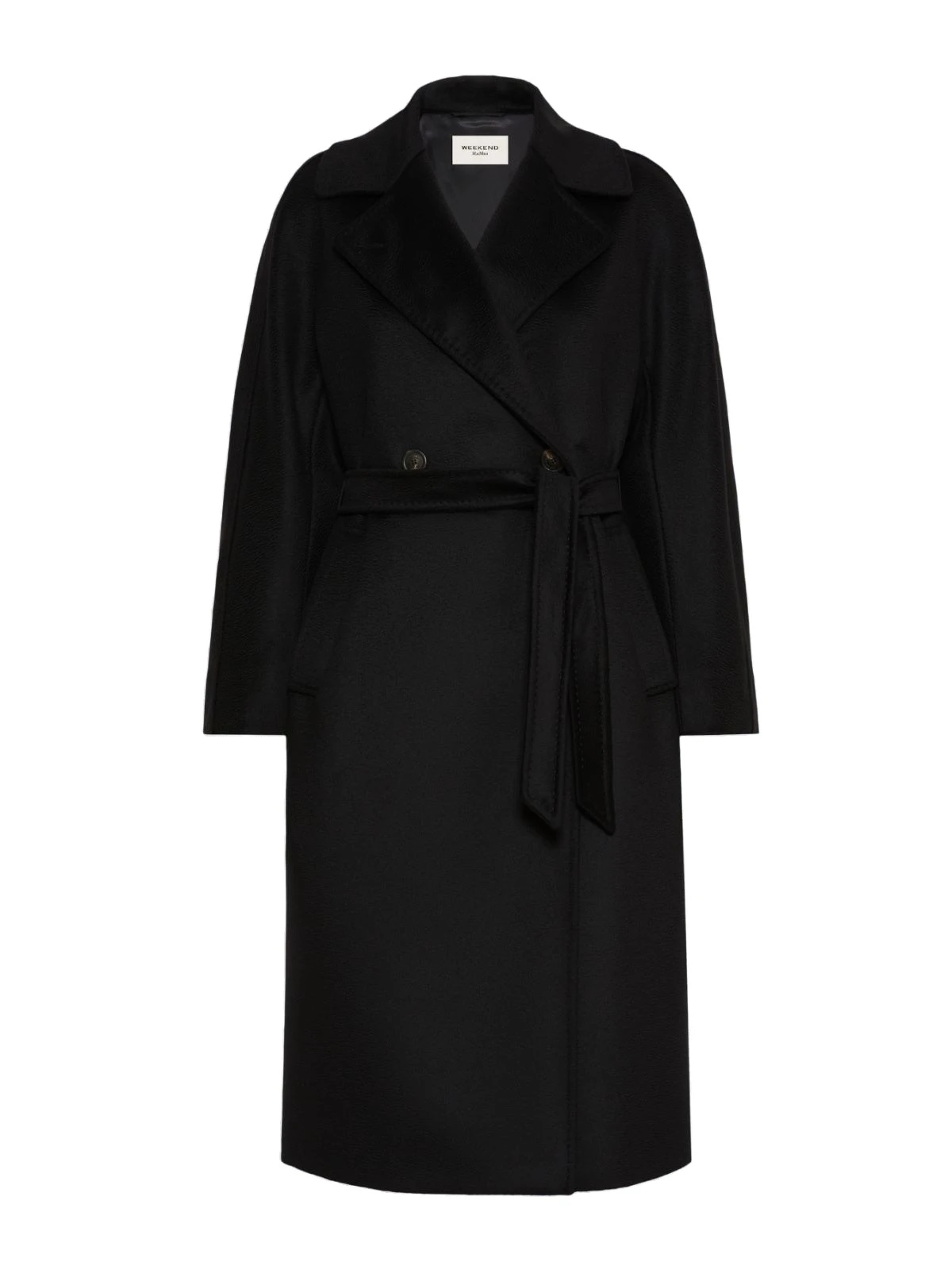 Max Mara Resina Double-Breasted Wool Coat in Black Max Mara Resina Double-Breasted Wool Coat in Black | Wool Coat | Coveti