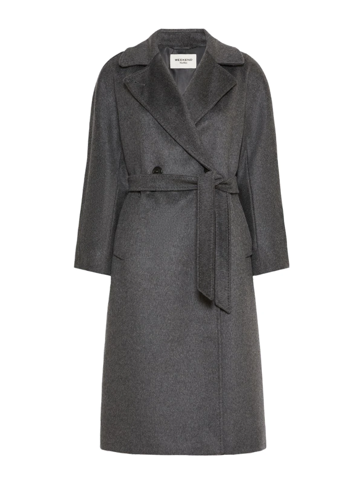 Max Mara Resina Double-Breasted Wool Coat in Dark Grey Max Mara Resina Double-Breasted Wool Coat in Dark Grey | Wool Coat | Coveti