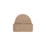 Max Mara Retina Ribbed Cashmere Beanie in Hazelnut Brown | Hats | Coveti