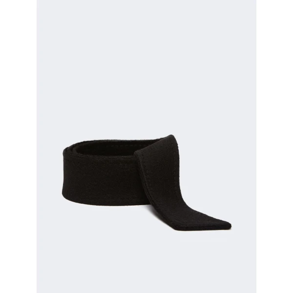 Max Mara Rialto Zibeline Belt in Black | Belts | Coveti