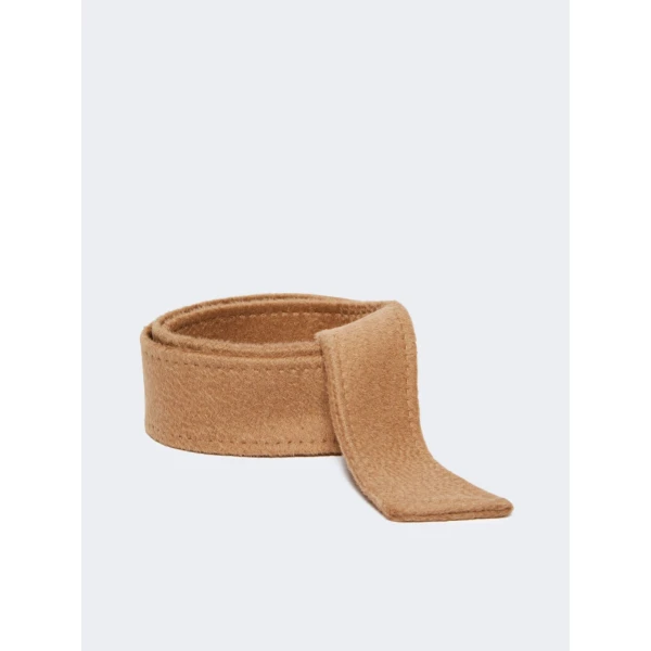 Max Mara Rialto Zibeline Belt in Camel | Belts | Coveti