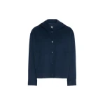 Max Mara Ridente Hooded Double Wool Jacket in Ultramarine | Jackets | Coveti