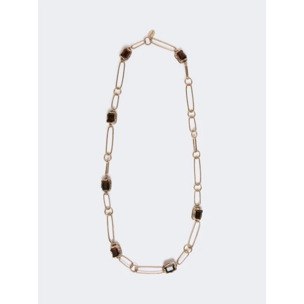 Max Mara Ronchi Deco Chain Necklace in Gold | Necklace | Coveti