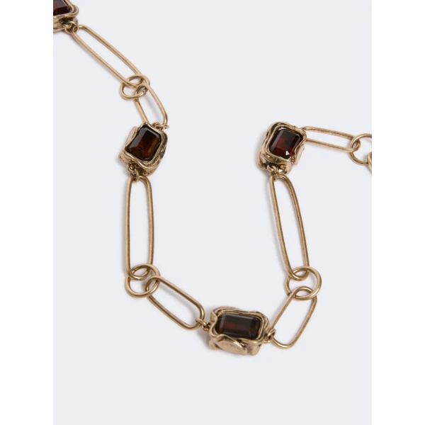 Max Mara Ronchi Deco Chain Necklace in Gold | Necklace | Coveti