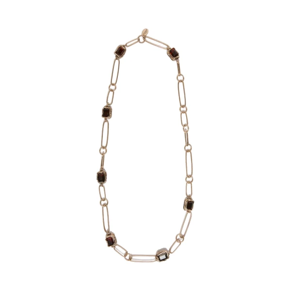Ronchi Deco Chain Necklace in Gold