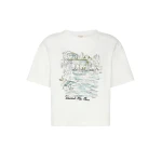 Max Mara Sala Boxy Cotton T-Shirt in White | T-shirts | Coveti