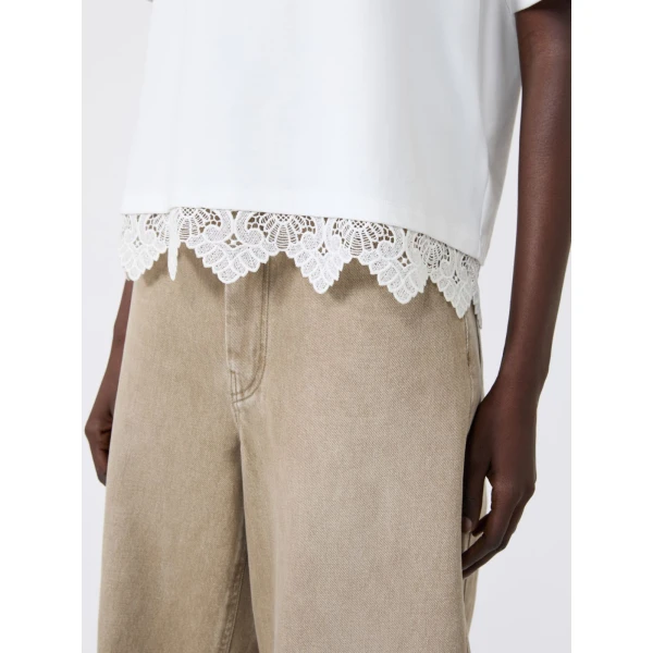 Max Mara Sala Boxy Cotton T-Shirt in White Style 2 | T-shirts | Coveti