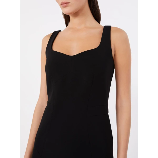Max Mara Sala Cady Princess Midi Dress in Black | Midi Dresses | Coveti