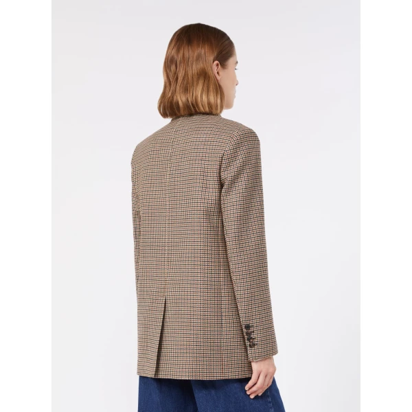 Max Mara Salice Single-Breasted Wool Twill Blazer in Tobacco | Blazers | Coveti