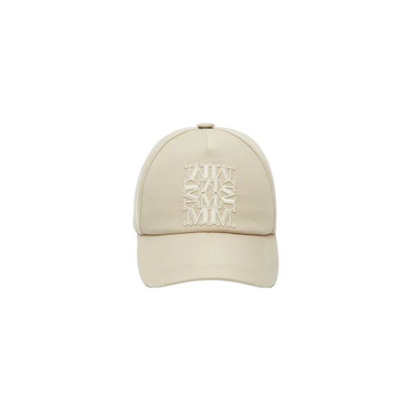 Salmone Water-Repellent Gabardine Baseball Cap in Stone Grey