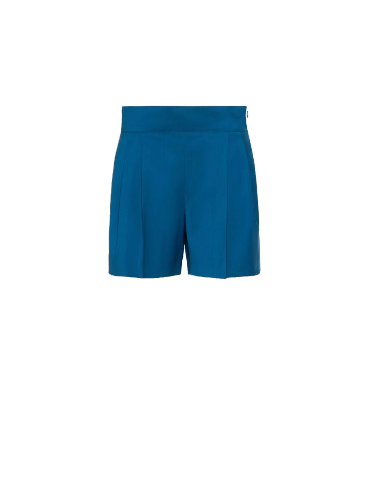 Max Mara Salute Lightweight Woollen Cloth Shorts in Navy Max Mara Salute Lightweight Woollen Cloth Shorts in Navy | Shorts | Coveti