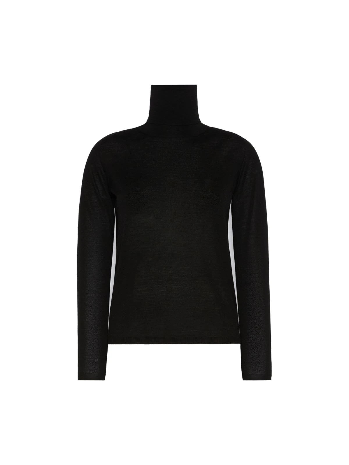 Max Mara Saluto Wool Polo-Neck Sweater in Black Max Mara Saluto Wool Polo-Neck Sweater in Black | Turtlenecks | Coveti