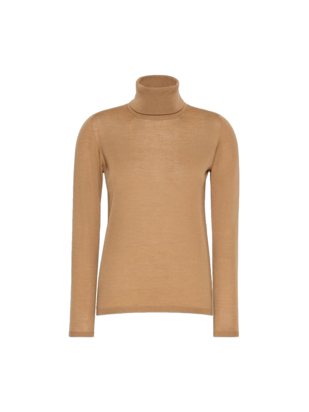 Max Mara Saluto Wool Polo-Neck Sweater in Camel Max Mara Saluto Wool Polo-Neck Sweater in Camel | Turtlenecks | Coveti