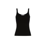 Max Mara Salvo Sleeveless Wool Yarn Sweater in Black | Sweaters | Coveti