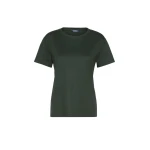 Max Mara Segale Cotton and Modal Jersey T-Shirt in Dark Green | T-shirts | Coveti