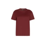 Max Mara Segale Cotton and Modal Jersey T-Shirt in Dark Red | T-shirts | Coveti