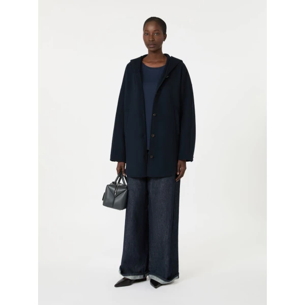 Max Mara Segale Cotton and Modal Jersey T-Shirt in Ultramarine | T-shirts | Coveti