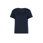 Max Mara Segale Cotton and Modal Jersey T-Shirt in Ultramarine | T-shirts | Coveti
