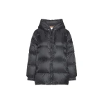 Max Mara Seia Roomy Water-Repellent Puffer Jacket in Black | Jackets | Coveti