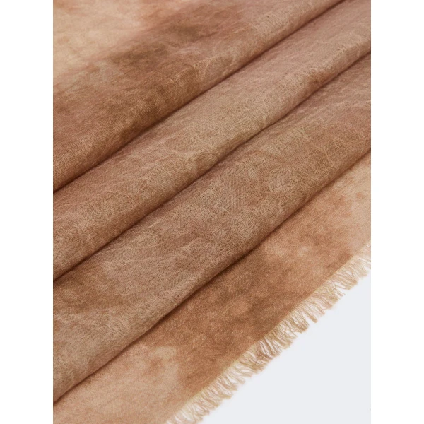 Max Mara Senior Jacquard Wool Stole in Beige | Scarves | Coveti