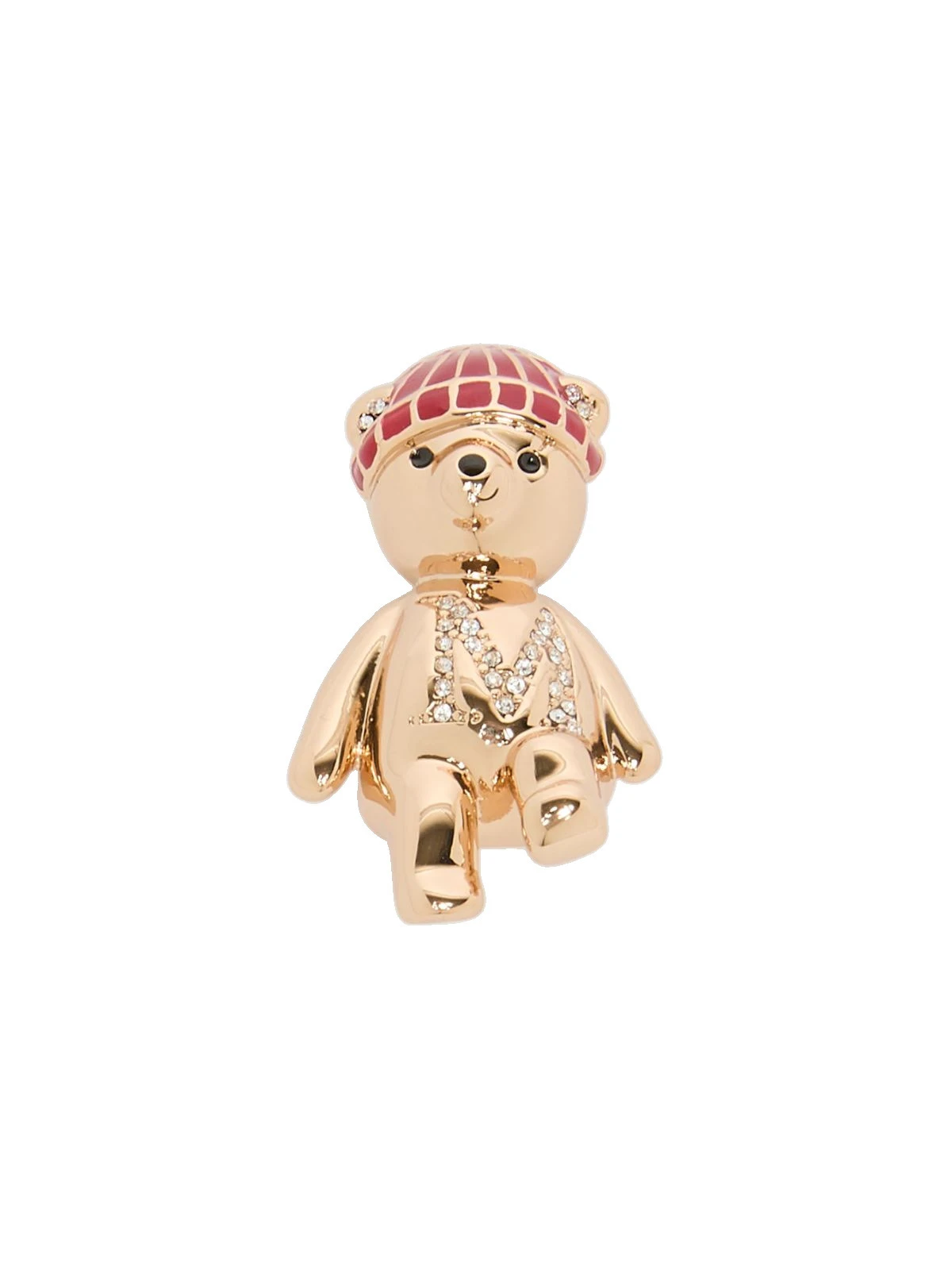 Max Mara Shiny Metal Teddy Bear Brooch in Golden Skin Max Mara Shiny Metal Teddy Bear Brooch in Golden Skin | Brooches & Pins | Coveti