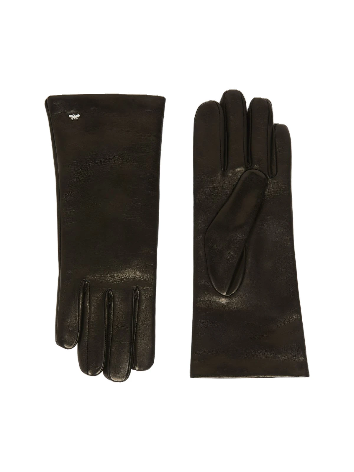 Max Mara Short Nappa Leather Gloves in Black Max Mara Short Nappa Leather Gloves in Black | Gloves | Coveti