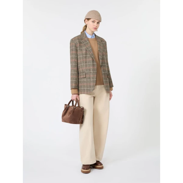 Max Mara Sibari Oversized Wool Jumper in Camel | Sweaters | Coveti
