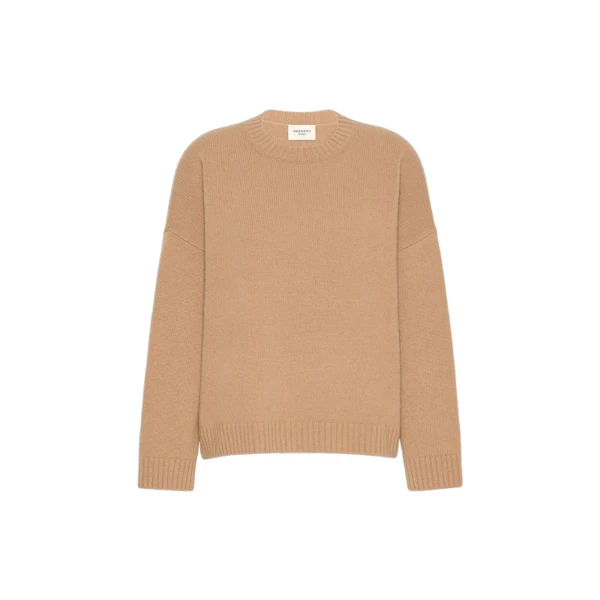 Sibari Oversized Wool Jumper in Camel