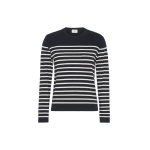 Max Mara Sicilia Silk and Wool Jumper in Navy | Sweaters | Coveti