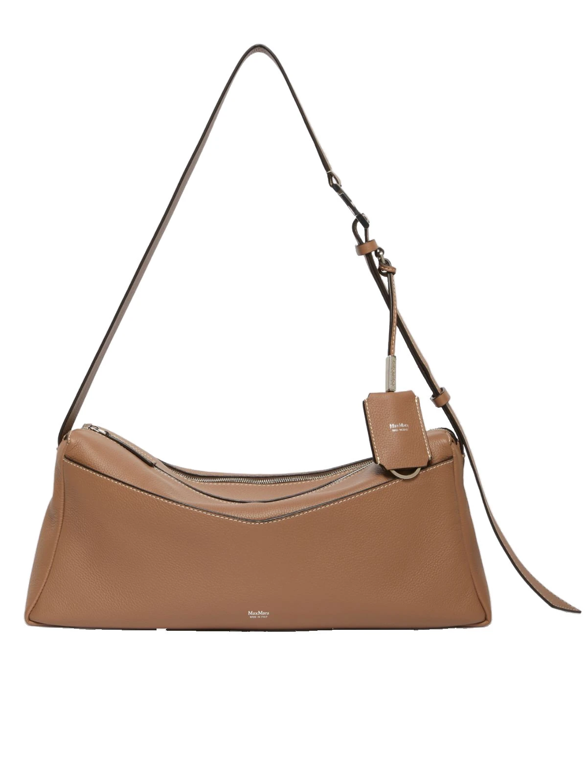 Max Mara Skipper Medium Leather Shoulder Bag in Brown Max Mara Skipper Medium Leather Shoulder Bag in Brown | Women | Coveti