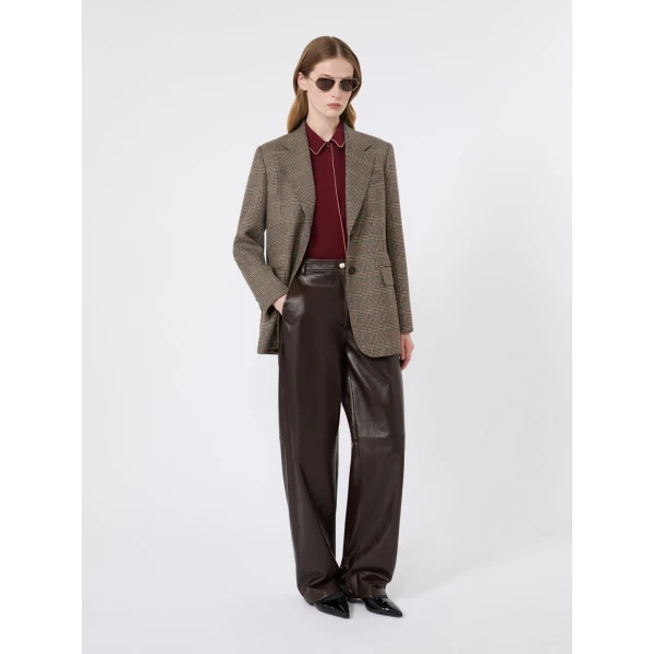 Max Mara Skipper Silk Crepe de Chine Shirt in Ruby | Shirts | Coveti