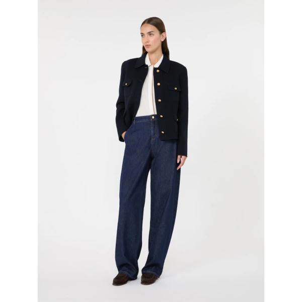 Max Mara Skipper Silk Crepe de Chine Shirt in Silk White | Shirts | Coveti