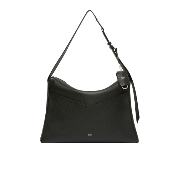 Max Mara Skipperl Large Leather Handbag in Black | Totes & Top-Handle Bags | Coveti