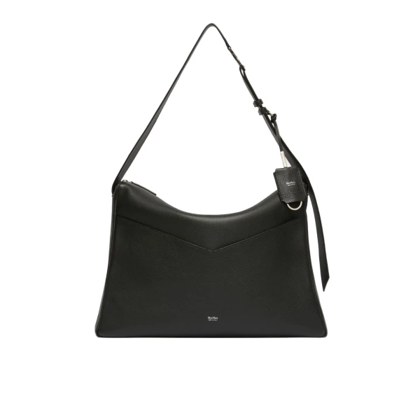 Skipperl Large Leather Handbag in Black