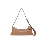 Max Mara Skippers Small Leather Shoulder Bag in Brown | Shoulder & Crossbody Bags | Coveti