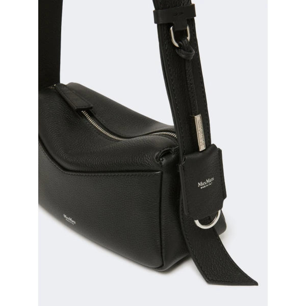 Max Mara Skipperxs Micro Leather Handbag in Black | Mini Bags | Coveti