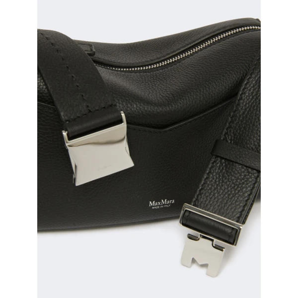 Max Mara Skipperxs Micro Leather Handbag in Black | Mini Bags | Coveti