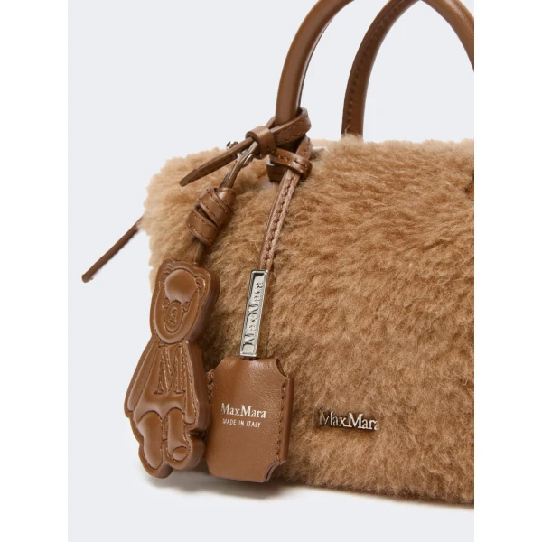 Max Mara Small Teddy Boston Bag in Camel | Totes & Top-Handle Bags | Coveti