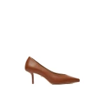 Max Mara Softpump Nappa Leather Court Shoes in Tobacco | Heels | Coveti
