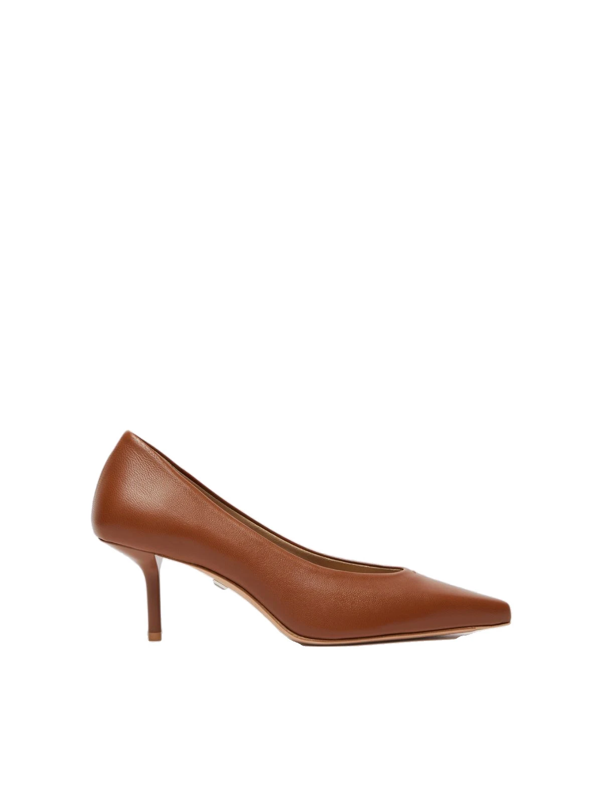 Max Mara Softpump Nappa Leather Court Shoes in Tobacco Max Mara Softpump Nappa Leather Court Shoes in Tobacco | Heels | Coveti