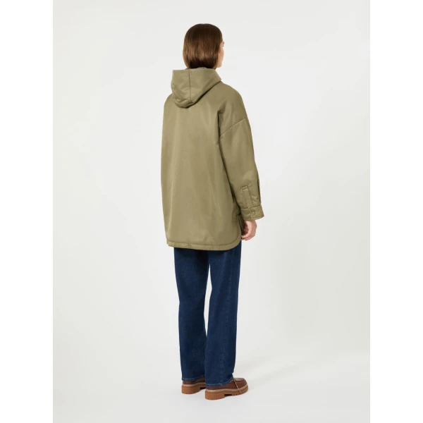 Max Mara Spigola Reversible Water-Repellent Down Jacket in Khaki | Jackets | Coveti