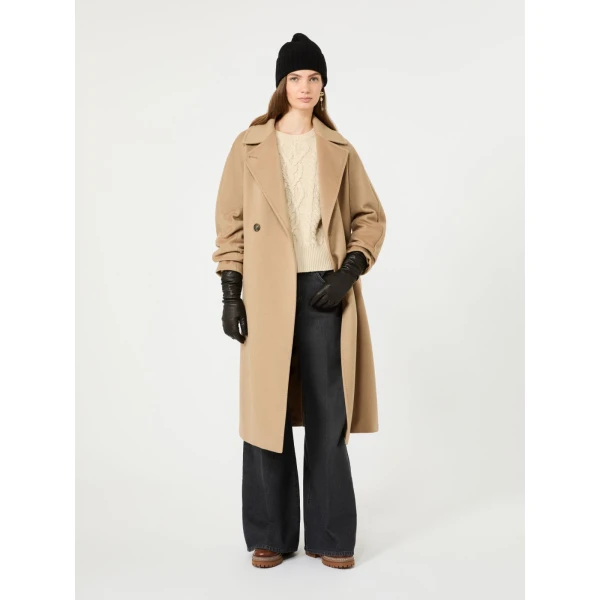 Max Mara Sport Cotton Denim Palazzo Jeans in Black | Denim | Coveti
