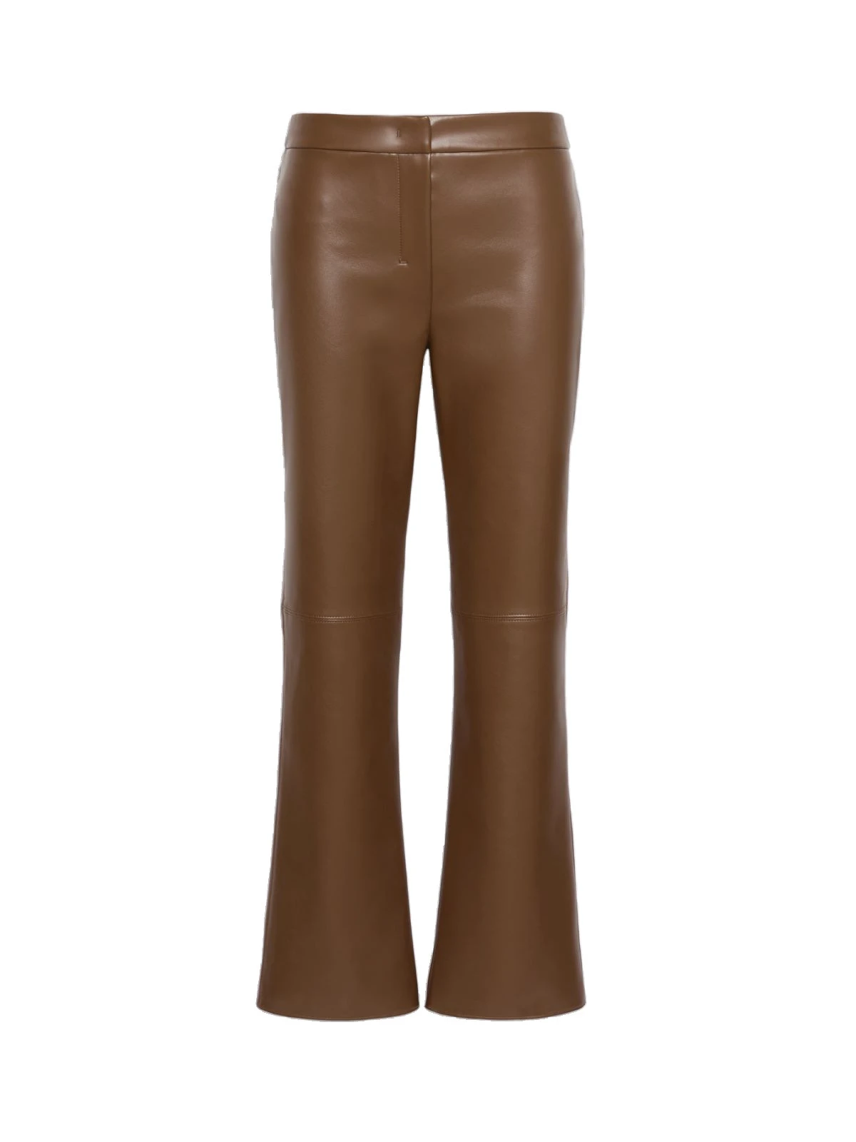 Max Mara Sublime Coated Jersey Cropped Trousers in Brown Max Mara Sublime Coated Jersey Cropped Trousers in Brown | Tailored pants | Coveti