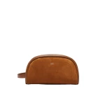 Max Mara Suede and Leather Handbag in Amber Brown | Totes & Top-Handle Bags | Coveti