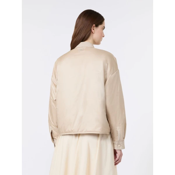 Max Mara Sughero Reversible Water-Repellent Padded Jacket in Sand | Jackets | Coveti