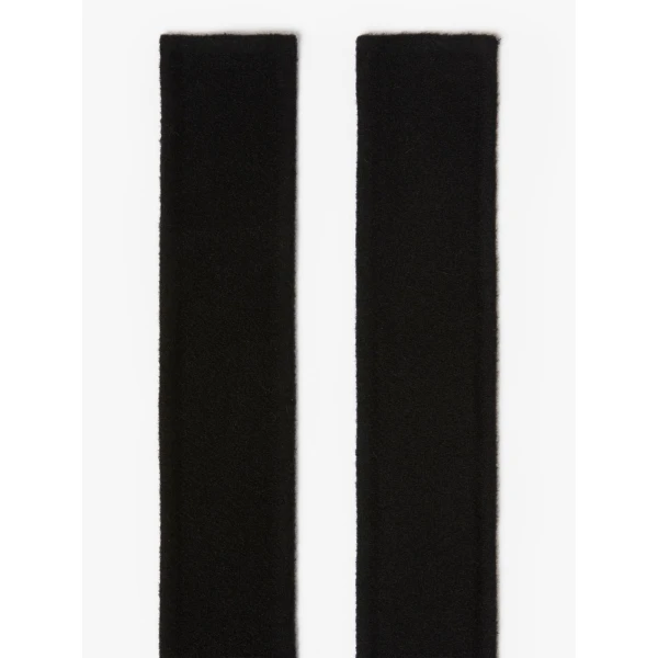 Max Mara Sun Wool Self-Tie Belt in Black | Belts | Coveti
