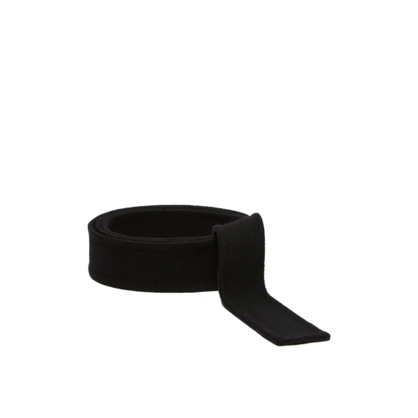 Sun Wool Self-Tie Belt in Black