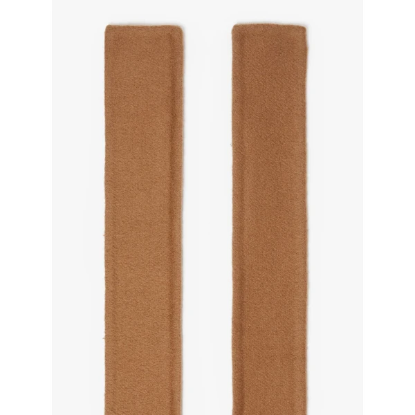 Max Mara Sun Wool Self-Tie Belt in Brown Bronze | Belts | Coveti